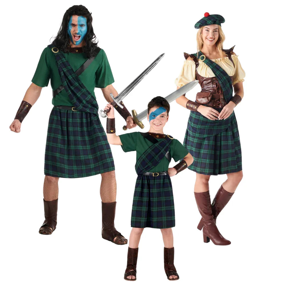 Disfraces para Grupo de Escoceses Medievales Escocés Disfraces Simon