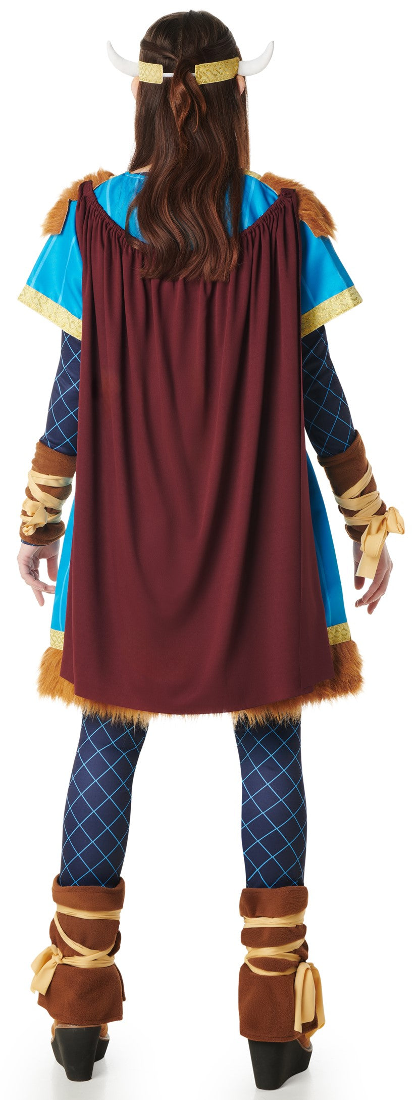 Disfraz de Vikinga Azul para Mujer Vikingos Kimokawaii
