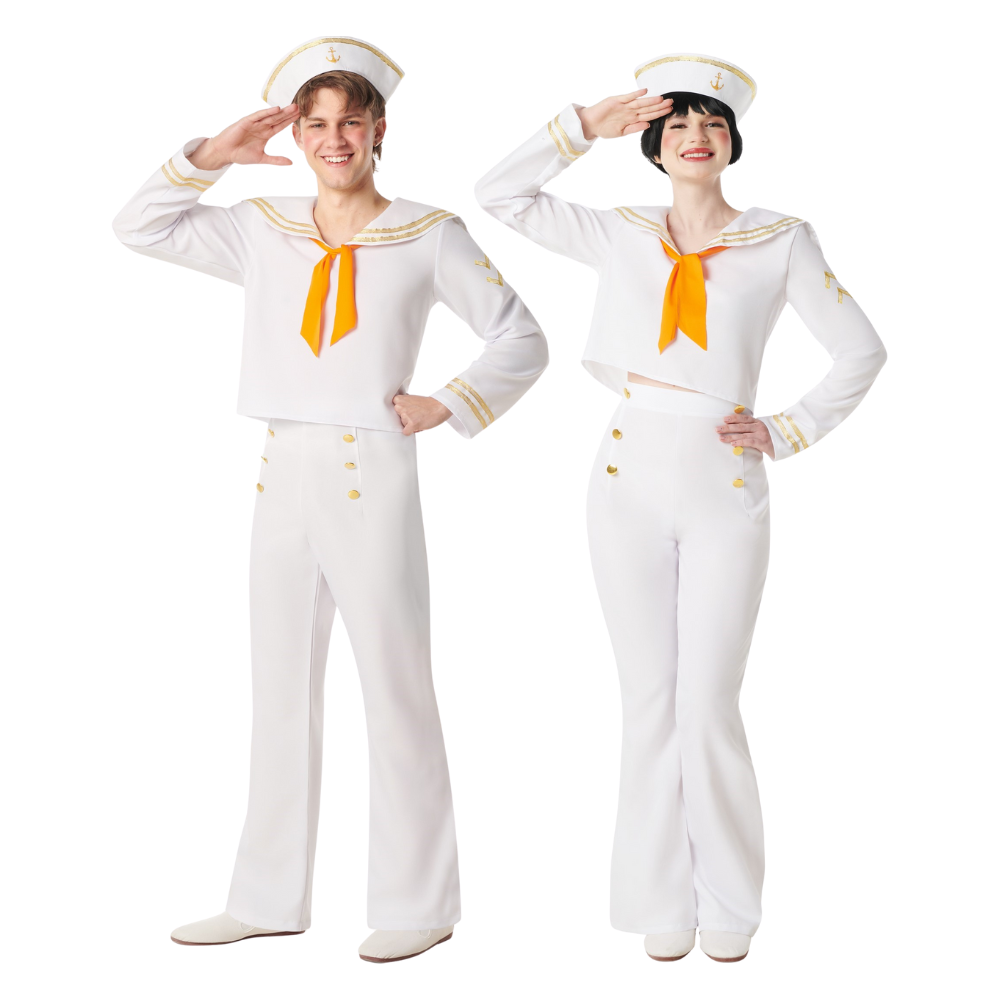Disfraces en Pareja de Marinero Blanco