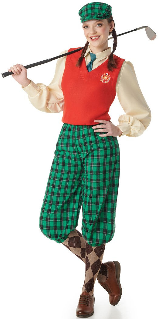 Disfraz de Jugadora de Golf Clásica para Mujer Deportes y Animadoras Kimokawaii