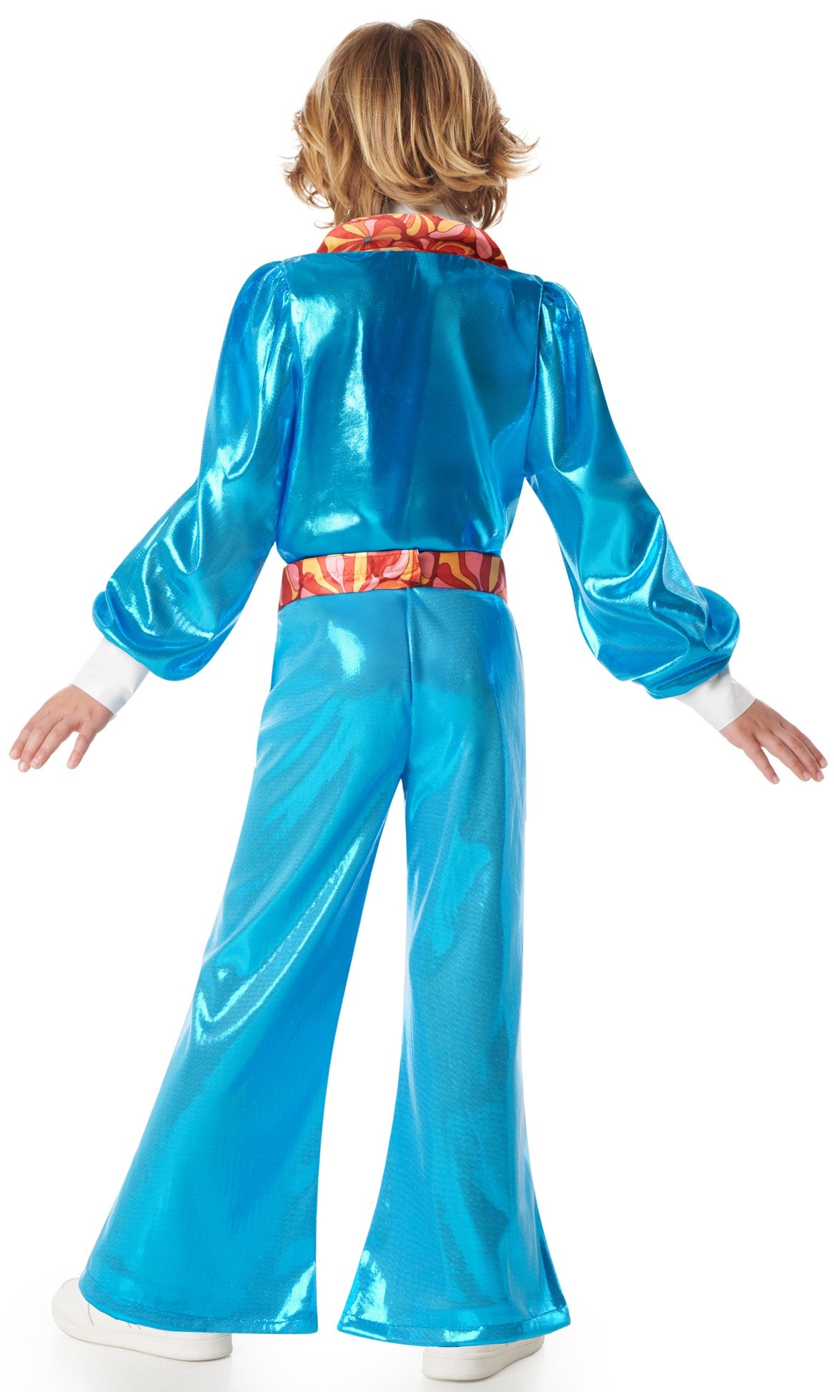 Costume Disco Anni 70 Blu per Bambino