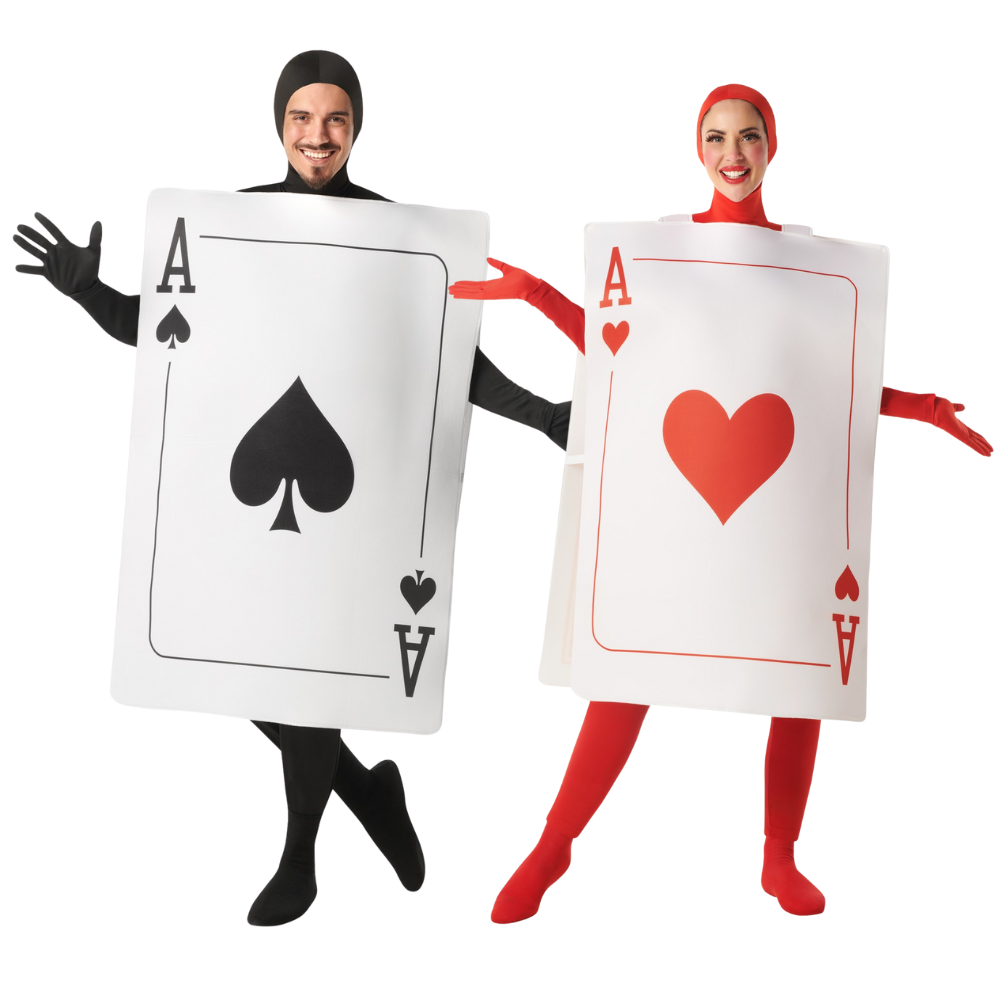 Disfraces en Pareja de As de Picas y Corazones