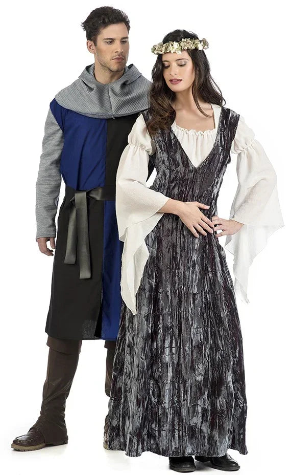 Disfraz de Caballero Cruzado Medieval Azul para Hombre Caballeros y Cruzados Medievales Limit Sport