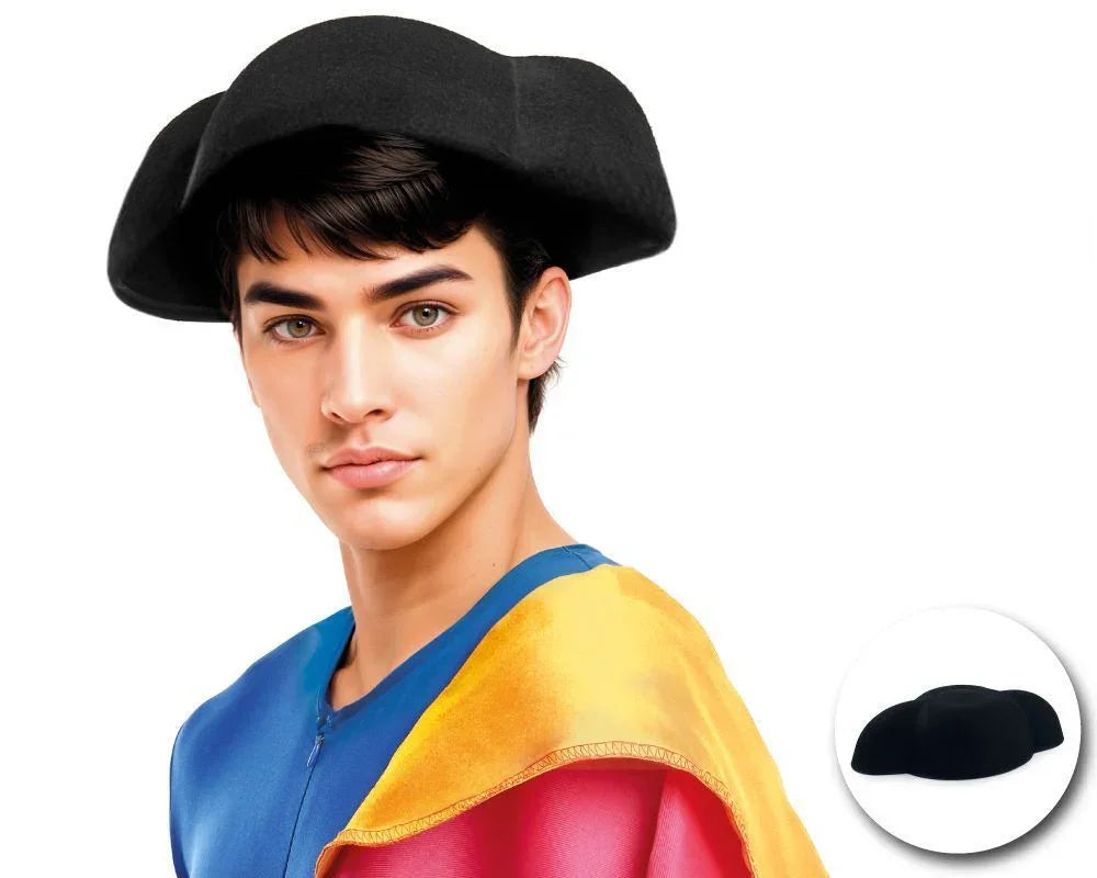Sombrero Montera de Torero de Fieltro Toreros Partilandia