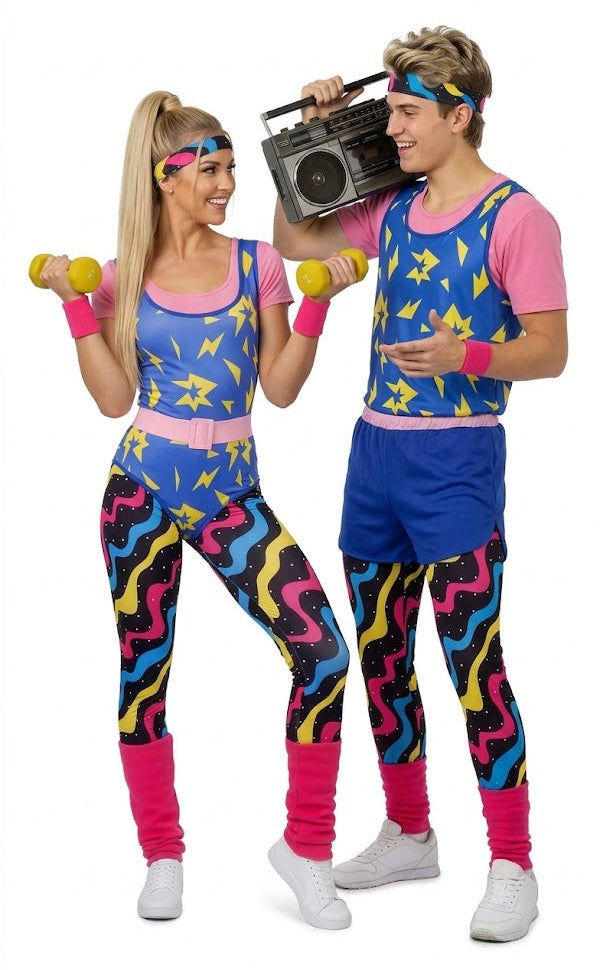 Costumi di coppia da ginnasta aerobica