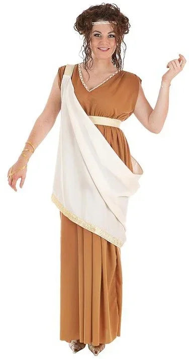 Disfraces en Pareja de Senador y Dama Romanos Marrones Romanos y Griegos Disfraces Simon