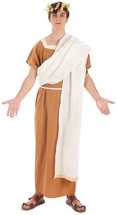 Disfraces en Pareja de Senador y Dama Romanos Marrones Romanos y Griegos Disfraces Simon