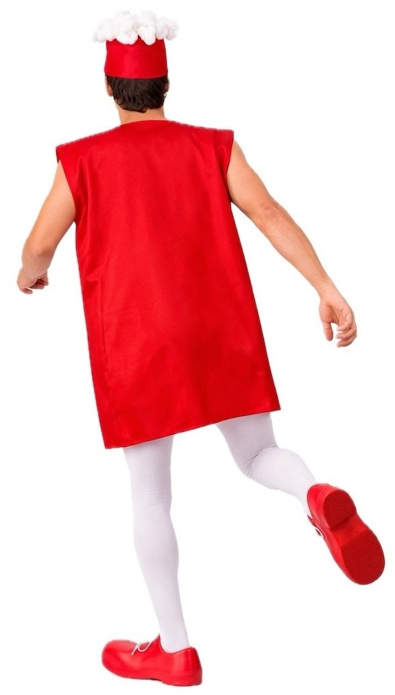 Costume di Cubo di Popcorn per Adulto