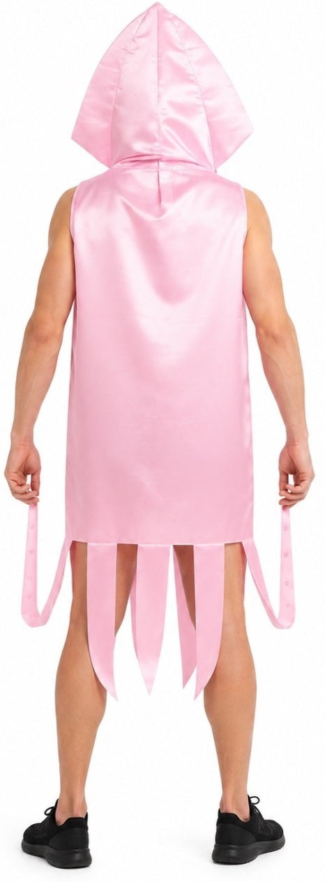 Costume di Calamaro Rosa per Adulto