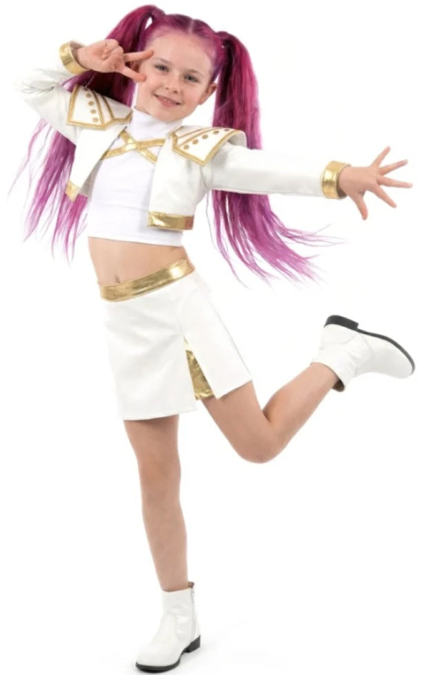 Costume da Cantante K-Pop Bianca per Bambina