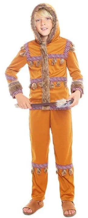 Disfraces para Grupo de Esquimal del Polo Norte Marrón Esquimal Disfraces Simon