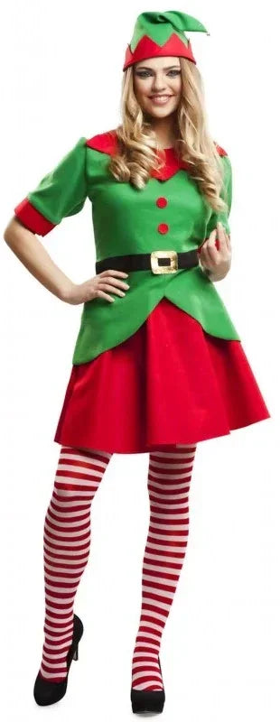Disfraces en Pareja de Elfo de Papá Noel Elfos Navideños Disfraces Simon