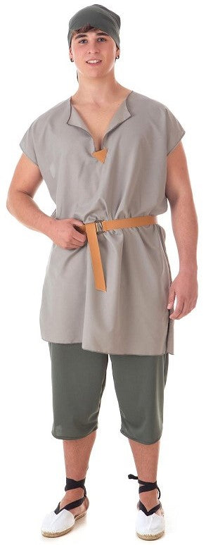 Costumi in Coppia di Fruttivendoli Medievali