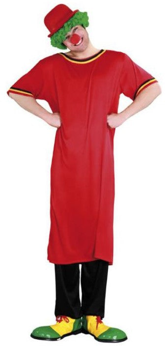 Maglietta da Clown Lunga Rossa per Uomo