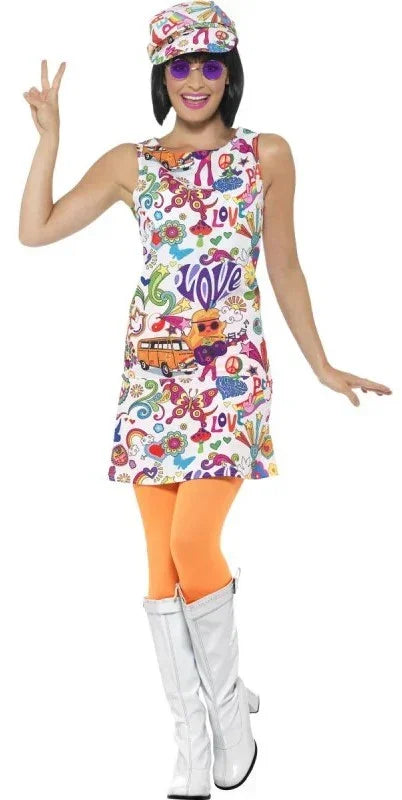 Disfraces en Pareja de Hippies Flower Power Hippies Disfraces Simon