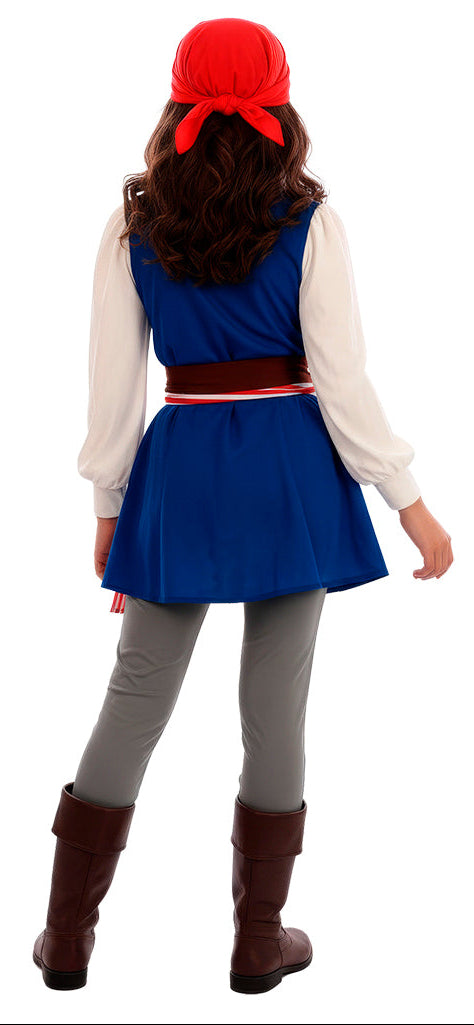 Costume Pirata Jackeline per Bambina