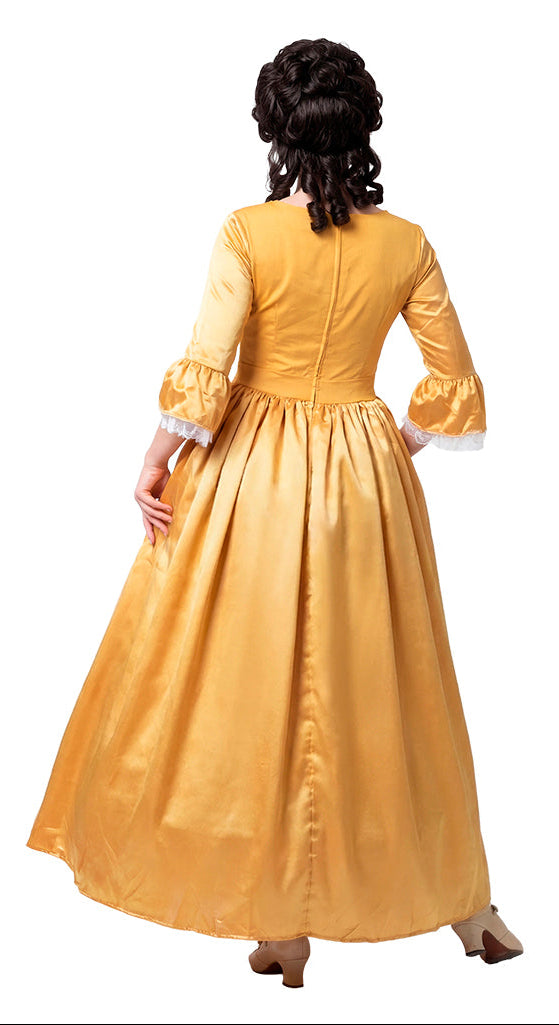 Costume Maria Antonietta in Colore Dorato per Donna