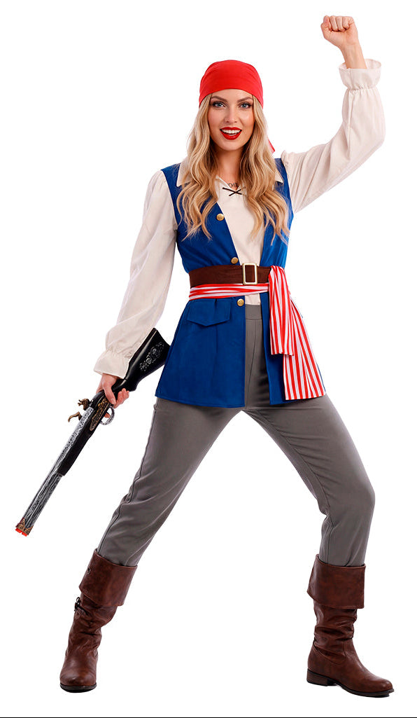 Costume da Pirata Jackeline per Donna