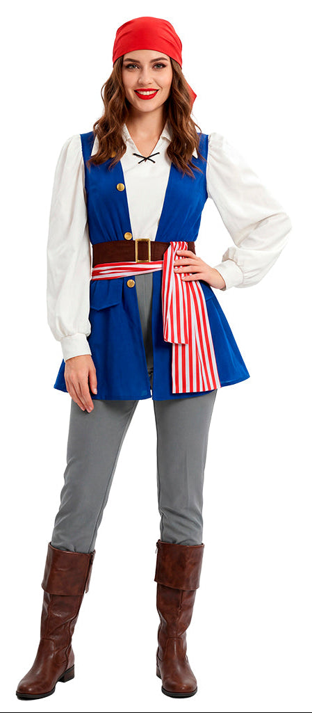 Costume da Pirata Jackeline per Donna