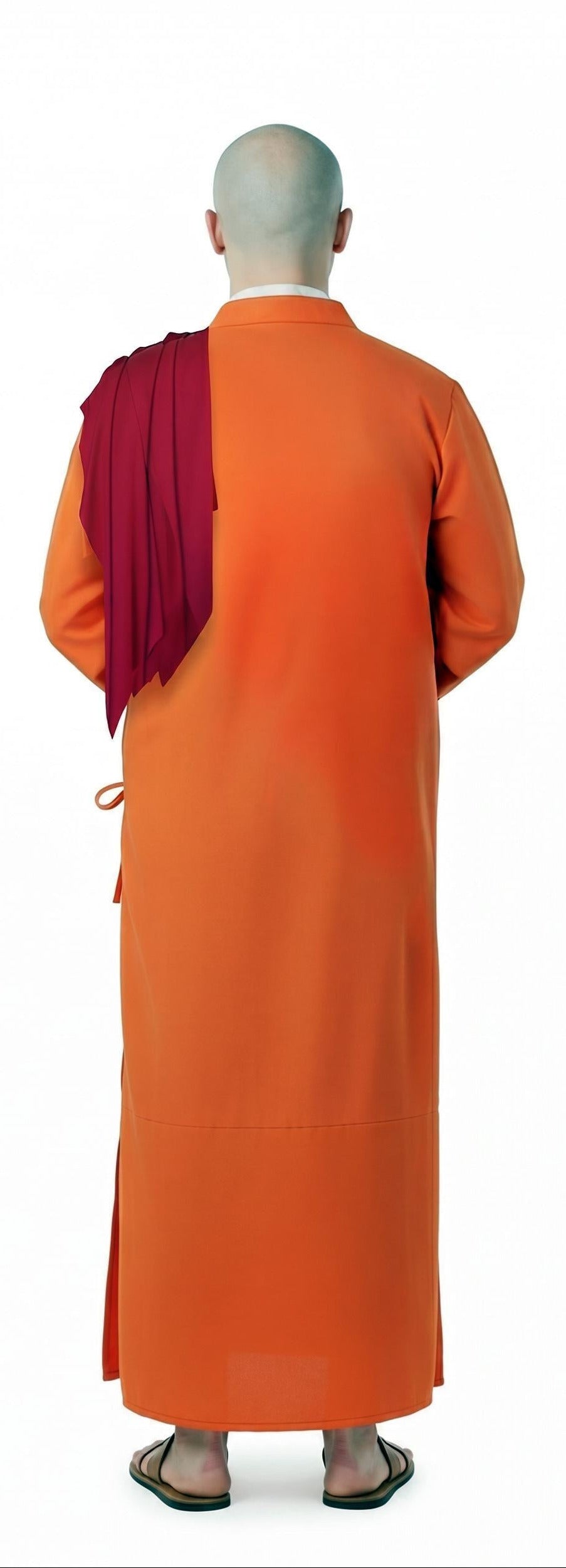 Costume monaco shaolin per uomo