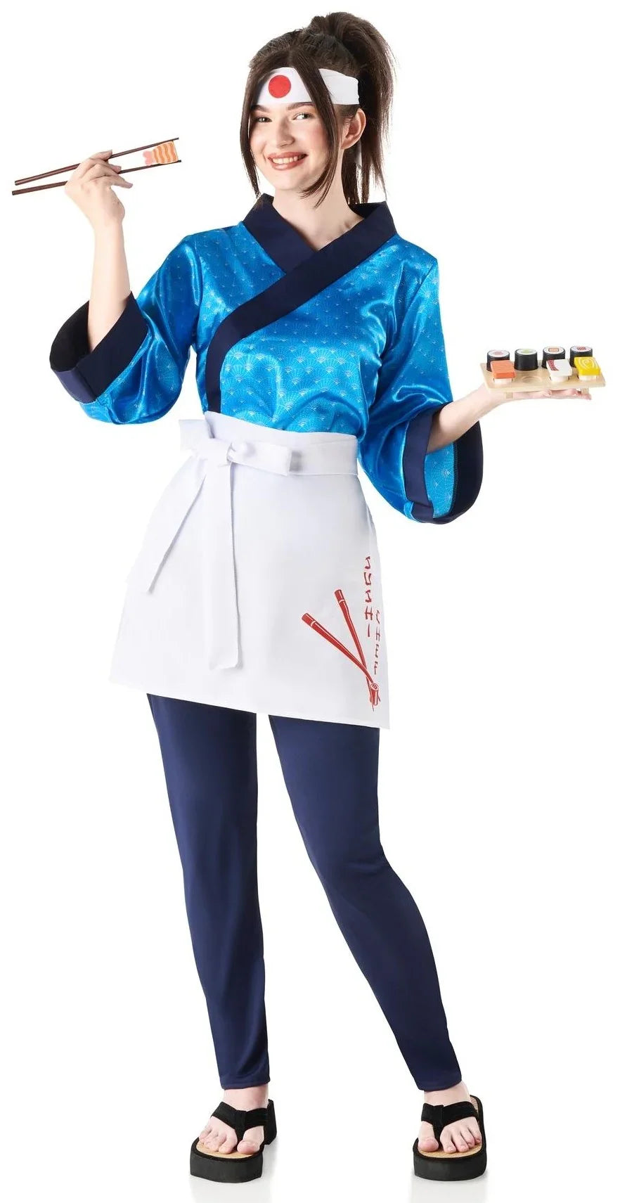 Disfraces en Pareja de Cocineros Japoneses de Sushi Cocineros Disfraces Simon