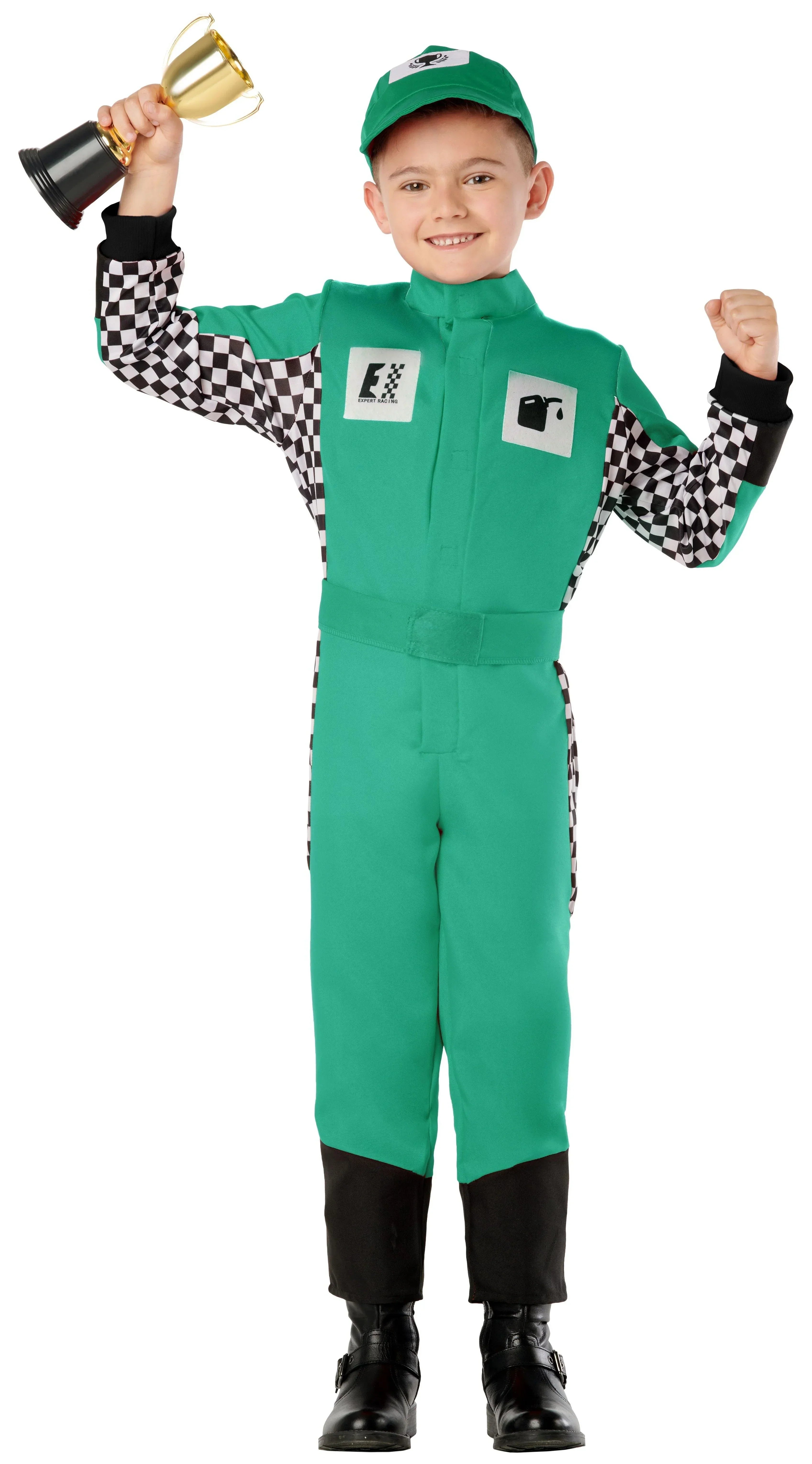 Disfraces para Grupo de Piloto F1 Verde Pilotos de Carreras Disfraces Simon