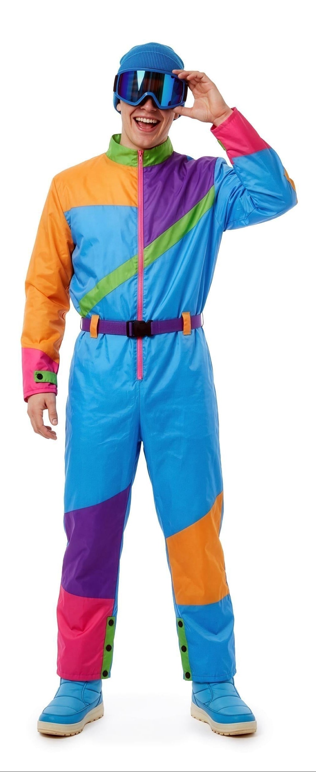 Disfraz Esquiador Multicolor para Hombre
