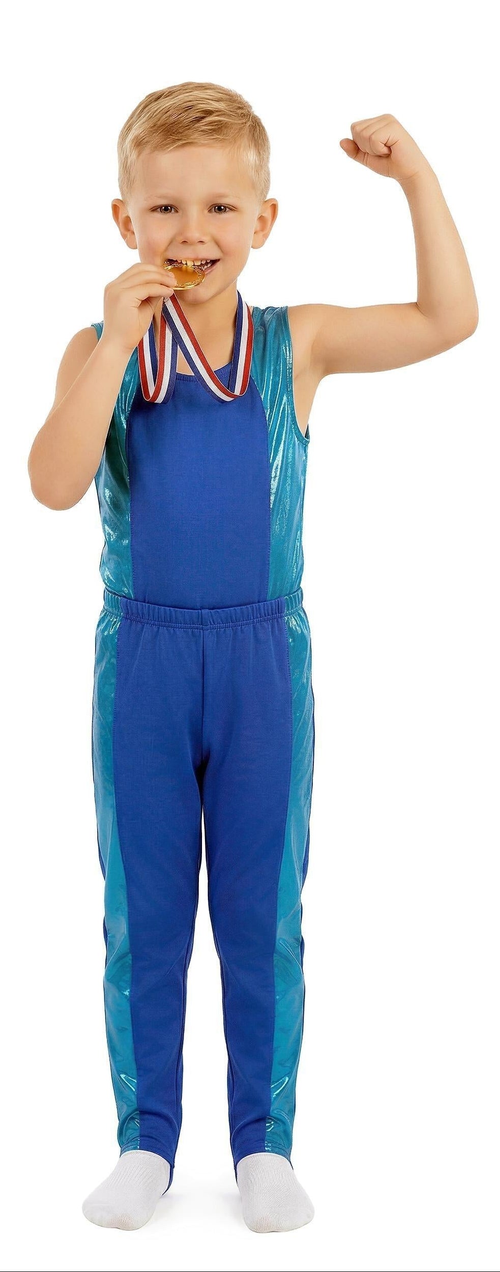 Costume da ginnasta olimpico per Bambino
