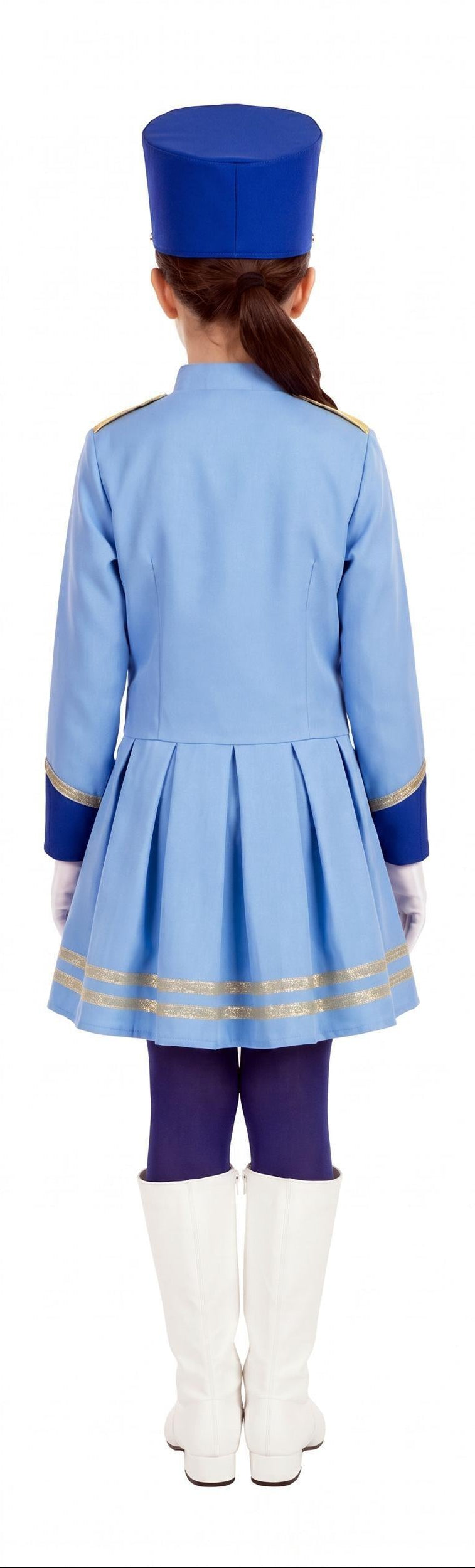 Costume Majorette Blu per Bambina